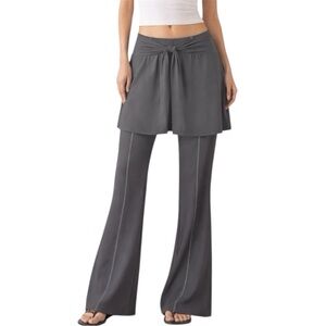 Cider dark gray  Yoga Pants w/ Built-In Skirt (Size S)